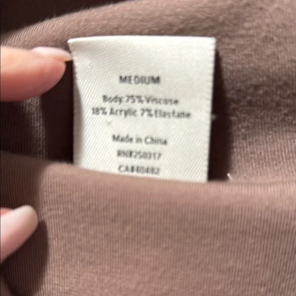 Varley Taupe (cocoa) Hoodie Sweatshirt - Picture 4 of 6